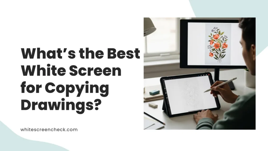 What’s the Best White Screen for Copying Drawings